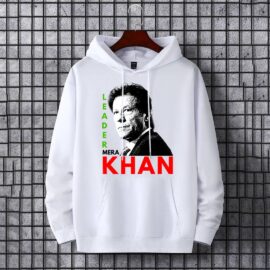 Leader Mera Khan White Hoodie