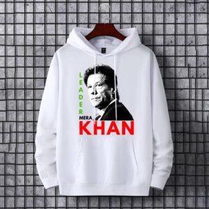 Leader Mera Khan White Hoodie