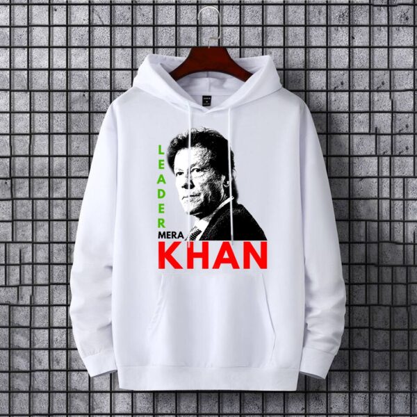 Leader Mera Khan White Hoodie